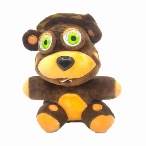 YUMSOU 18 cm FNAF Plüschtiere Freddy Fazbear Bär Foxy Rabbit Bonnie Chica Peluche Juguetes 5 Nächte Freddy Plüschtiere Geschenke (A13) von YUMSOU