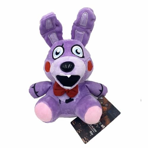 YUMSOU 18 cm FNAF Plüschtiere Freddy Fazbear Bär Foxy Rabbit Bonnie Chica Peluche Juguetes 5 Nächte Freddy Plüschtiere Geschenke (A33) von YUMSOU