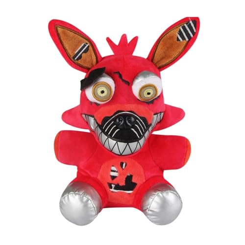 YUMSOU 18 cm FNAF Plüschtiere Freddy Fazbear Bär Foxy Rabbit Bonnie Chica Peluche Juguetes 5 Nächte Freddy Plüschtiere Geschenke (A34) von YUMSOU