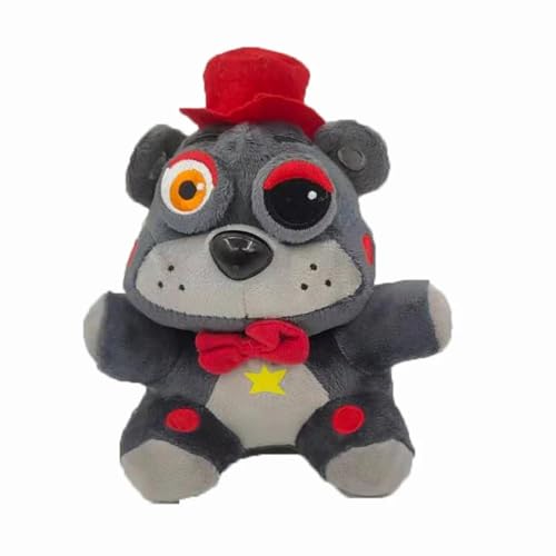 YUMSOU 18 cm FNAF Plüschtiere Freddy Fazbear Bär Foxy Rabbit Bonnie Chica Peluche Juguetes 5 Nächte Freddy Plüschtiere Geschenke (A39) von YUMSOU