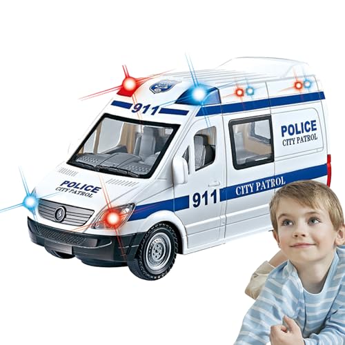 Spielzeug für Rettungsfahrzeuge,Rettungsfahrzeuge - Reibungsbetriebenes LKW-Spielzeug mit Licht und Ton | Lernspielzeug für Kleinkinder im Alter von 3–8 Jahren, Geburtstagsgeschenke für Jungen Yunfang von YUNFANG