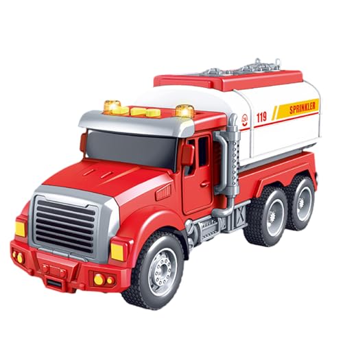 YUNFANG Reibungsfahrzeuge | Simulierte Baufahrzeuge mit Licht und Sound | BAU-LKW-Spielzeug für Kinder, Jungen und Mädchen ab 4 Jahren, BAU-LKWs von YUNFANG