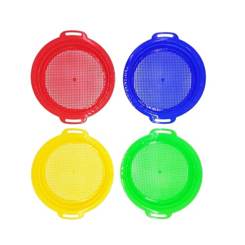 YUNGLOO 4 Stück Sandsiebe für Kinder Outdoor Strand Spaß Schatz Spiel Und Gartenarbeit Spielen Outdoor Schatz Werkzeuge YUNGLOO 4 Stück Sandsiebe für Kinder Outdoor Strand Spaß Schatz Spiel Und Gartenarbeit Spielen Outdoor Schatz Werkzeuge von YUNGLOO