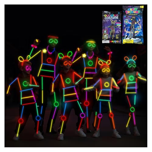YUNHENTONG Knicklichter Party Set 230 Stück Knicklichter Kinder Zubehör Knicklicht Glow Sticks Leuchtspielzeug für Halloween, Weihnachten, Hochzeiten, Party YUNHENTONG Knicklichter Party Set 230 Stück Knicklichter Kinder Zubehör Knicklicht Glow Sticks Leuchtspielzeug für Halloween, Weihnachten, Hochzeiten, Party von YUNHENTONG
