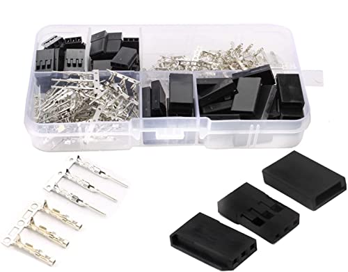 YUNIQUE Deutschland 30pcs männliche und weibliche Steckverbinder, JR-Stecker, 3-poliger 2,54-mm-RC-Servo-Anschluss für RC-Drohnen-Autohubschrauber von YUNIQUE GREEN-CLEAN-POWER