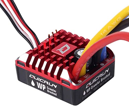 YUNIQUE Deutschland RC Speed Controller 80A Wasserdicht Gebürstetes ESC mit RC Papier Programm Zubehör für 1:10 RC Crawler Traxxas TRX4 Axial SCX10 90046 von YUNIQUE GREEN-CLEAN-POWER