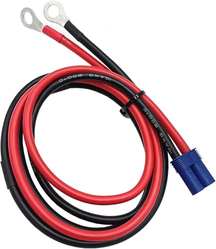 YUNIQUE GREEN-CLEAN-POWER EC5-Stecker weiblich mit O-Ring-Terminal und 100 cm Silikonkabel 100 cm – Adapter für Lipo Batterien, ESC, Ladegerät und RC Stromversorgung YUNIQUE GREEN-CLEAN-POWER EC5-Stecker weiblich mit O-Ring-Terminal und 100 cm Silikonkabel 100 cm – Adapter für Lipo Batterien, ESC, Ladegerät und RC Stromversorgung von YUNIQUE GREEN-CLEAN-POWER