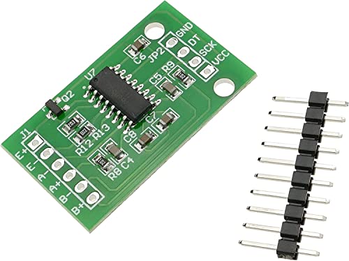 YUNIQUE Green-CLEAN-Power - Wägesensor HX711 24 Bit | Präzisions-A/D-Modul mit Doppelkanal | Ideal für Robotik und Industrielle Automatisierung, Kunststoff von YUNIQUE GREEN-CLEAN-POWER