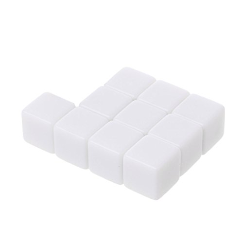 10 x 12 mm Stanzschablone, sechsseitig, für Rollenspiele, Rohling von YUNNIAN