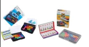 2 stück Smart Games，Puzzle Spiele für Kinder, IQPuzzlespiel, IQ Puzzle Smart Games, Puzzle Game mit 240 Arten von Herausforderungen, 3D Logikspiele zur Entspannung und Dekompression von YUPDFGB