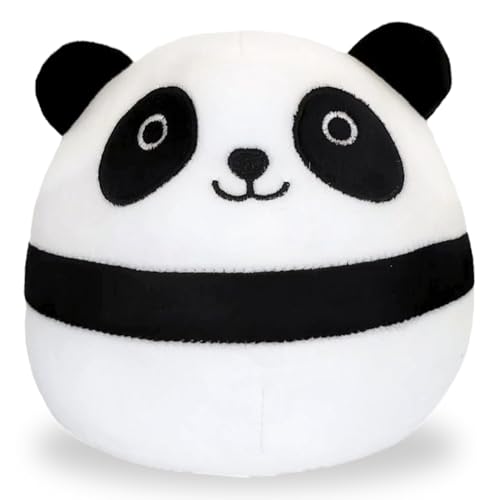 20CM Cartoon Plüschtier Panda Gefülltes Tier Panda Plüschtier Kuscheltier Niedliches Schwarzes Panda Stofftier Plüschtier Panda Kinder Plüschtiere Geschenk für Geburtstag Valentinstag Weihnachten von YUPDFGB