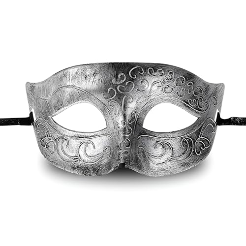 YUPDFGB Maskerade-Maske für Herren, venezianische Retro-Maske, Maskerade Maske Venezianischen Cosplay Fasching Verkleidung Maskenball Venedig Karneval Mottoparty Kostüm Maske für Herren von YUPDFGB