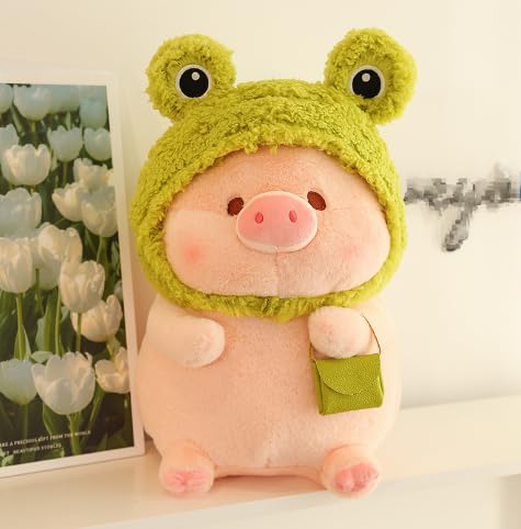 YUPDFGB Stuffed Animal Plush Toy, Kindergarten Schwein Plüschtier Gefüllte Tiere Spielzeug Rosa Plüsch Schweinkissen Kleinkind Geschenk Plüsch Geburtstagsgeschenk Dekoration zu Hause 30cm von YUPDFGB