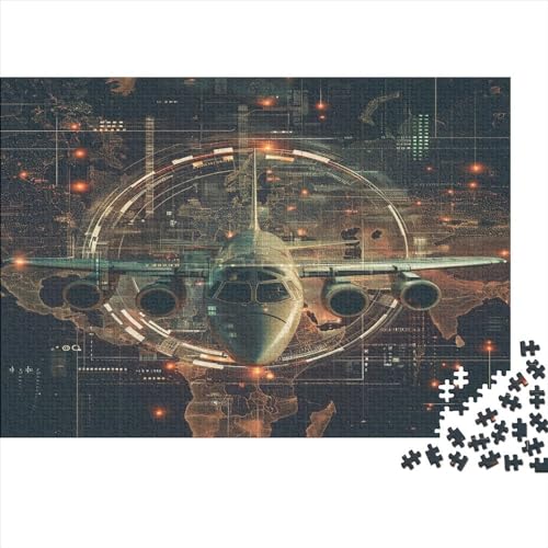 Airplane Puzzles Für Erwachsene Kinder | | Familienspaß Puzzles Für Erwachsene Und Kinder Geschenke | Unmögliche Herausforderungen | 1000pcs (75x50cm) von YUXINYUE