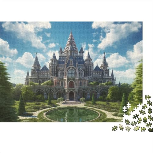 Ancient Castles– 300 Teile, Impossible Puzzle, Geschicklichkeitsspiel Für Die Ganze Familie, Farbenfrohes Legespiel, Erwachsenenpuzzle Ab 12 Jahren 300pcs (40x28cm) von YUXINYUE