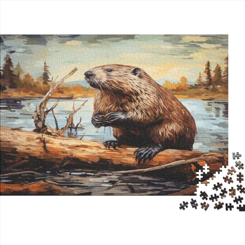 Beaver 1000 Teile Puzzle, Premium Quality, Für Erwachsene Und Kinder Ab 12 Jahren Puzzle, 1000pcs (75x50cm) von YUXINYUE