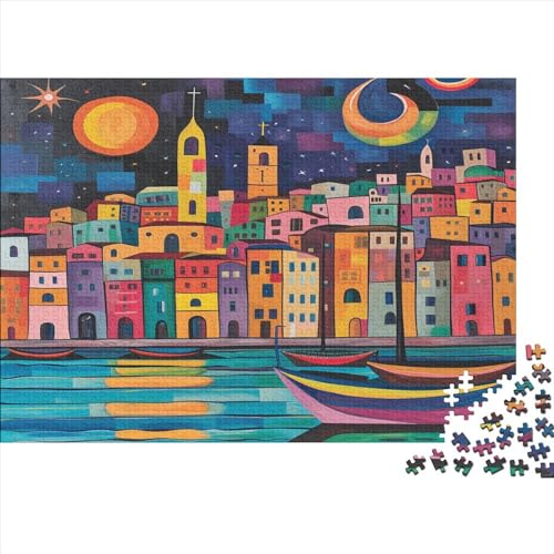 City Architecture Landscape Puzzle 500 Teile Erwachsene | | 500 Teile Puzzle Für Erwachsene Und Kinder Ab 14 Jahren Holzpuzzle 500pcs (52x38cm) von YUXINYUE