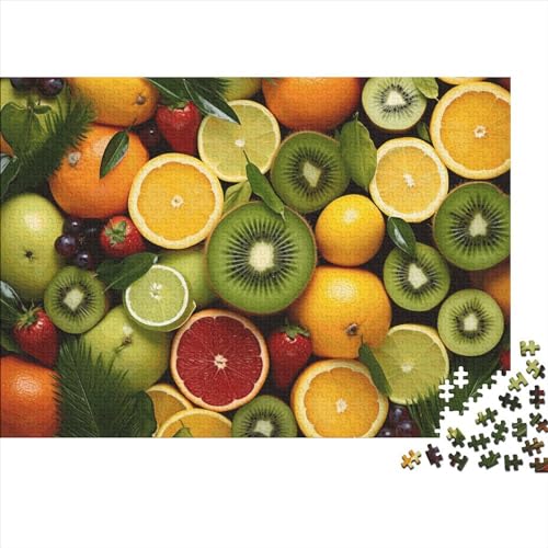 Colorful Fruits Puzzle - Cartoon - 500 Teile Puzzle Für Erwachsene Und Kinder Ab 12 Jahren, Geschicklichkeitsspiel Für Die Ganze Familie, 500pcs (52x38cm) von YUXINYUE