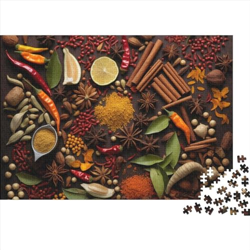 Colourful Spices Puzzle 500 Teile Für Erwachsene & Kinder - Outdoor & Reisespielzeug -Steckpuzzle Geduldspiel 500pcs (52x38cm) von YUXINYUE