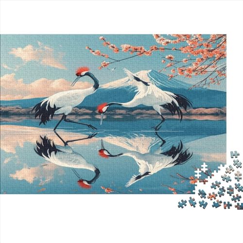 Dandilion Crane 500 Teile Puzzle Geeignet Für Erwachsene Und Kinder Ab 12 Jahren 500pcs (52x38cm) von YUXINYUE