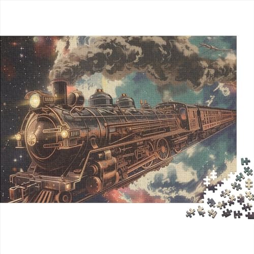 Dream Train Puzzles Für Kinder500 Teile Karikatur Puzzle DIY Cartoon Puzzle 500 Teile Klassische Puzzles Spielzeug Familienspaß Jigsaw Board 500pcs (52x38cm) von YUXINYUE