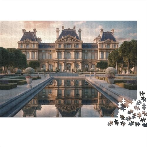 European Architecture– 300 Teile, Impossible Puzzle, Geschicklichkeitsspiel Für Die Ganze Familie, Farbenfrohes Legespiel, Erwachsenenpuzzle Ab 12 Jahren 300pcs (40x28cm) von YUXINYUE