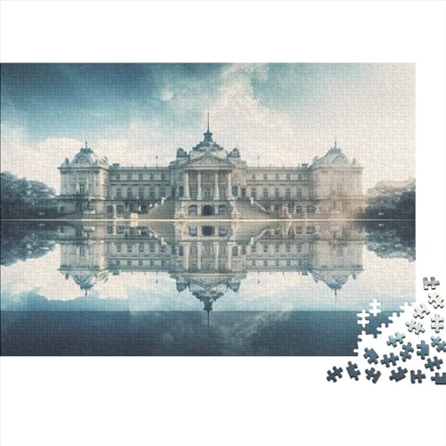 European Architecture Puzzle 300 Teile Ancient Castles Classic Puzzle DIY Kit Holzspielzeug Unique Gift Home Decor 300pcs (40x28cm) von YUXINYUE