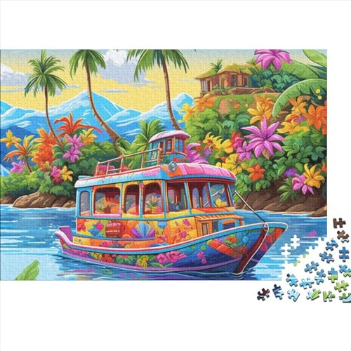 Holiday Bay Puzzles Für Kinder500 Teile Karikatur Puzzle DIY Cartoon Puzzle 500 Teile Klassische Puzzles Spielzeug Familienspaß Jigsaw Board 500pcs (52x38cm) von YUXINYUE