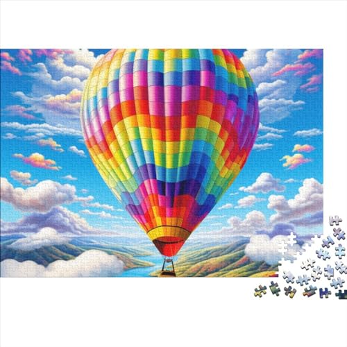 Hot Air Balloon 500 Teile Puzzle Cartoon Geeignet Für Erwachsene Und Kinder Ab 12 Jahren 500pcs (52x38cm) von YUXINYUE