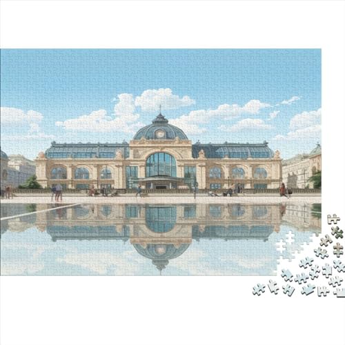 Musée D'Orsay, Paris – Puzzle 1000 Teile Ab 12 Jahren, Buntes Erwachsenenpuzzle Mit Kräftigen Farben, Geschicklichkeitsspiel Für Die Ganze Familie, Schöne Geschenkidee 1000pcs (75x50cm) von YUXINYUE