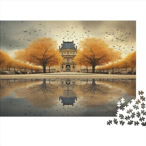 Museum of Fine Arts, Paris Puzzle 1000 Teile, Erwachsenenpuzzle Mit European Architecture, Farbenfrohes Puzzle Für Erwachsene Und Kinder Ab 14 Jahren - 1000pcs (75x50cm) von YUXINYUE