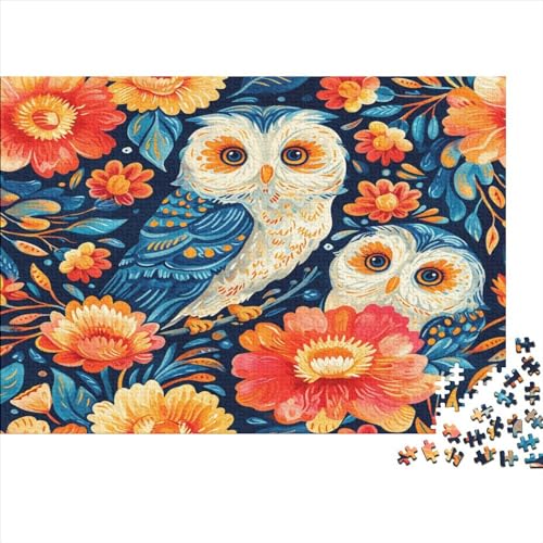 Owl 300 Teile Puzzle, Premium Quality, Für Erwachsene Und Kinder Ab 12 Jahren Puzzle, 300pcs (40x28cm) von YUXINYUE