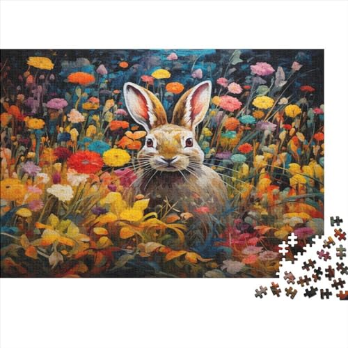 Puzzle 1000 Teile Erwachsene Cute Bunny Puzzles Für Erwachsene Lernspiel Herausforderungsspielzeug 1000-teilige Puzzles Für Erwachsene Kinder 1000pcs (75x50cm) von YUXINYUE