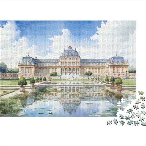 Puzzle 300 Teile Erwachsene Palace of Versailles Puzzles Für Erwachsene Lernspiel Herausforderungsspielzeug 300-teilige European Architecture Puzzles Für Erwachsene Kinder 300pcs (40x28cm) von YUXINYUE