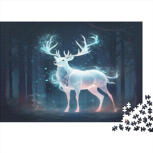 Puzzle 500 Teile Erwachsene Fairy Deer Puzzles Für Erwachsene Lernspiel Herausforderungsspielzeug 500-teilige Puzzles Für Erwachsene Kinder 500pcs (52x38cm) von YUXINYUE