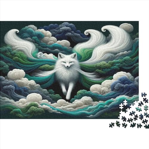 Puzzle 500 Teile Erwachsene Fox Puzzles Für Erwachsene Lernspiel Herausforderungsspielzeug 500-teilige Puzzles Für Erwachsene Kinder 500pcs (52x38cm) von YUXINYUE