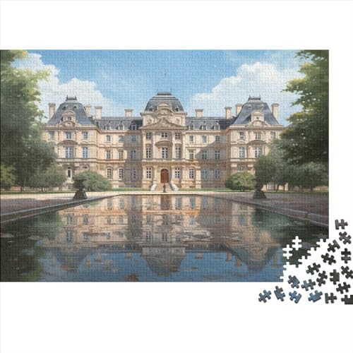 Puzzles Für Erwachsene 500 Teile European Architecture Puzzle Für Familienspielzeugspiel Holzpuzzle Family Time Brain Challenge 500pcs (52x38cm) von YUXINYUE