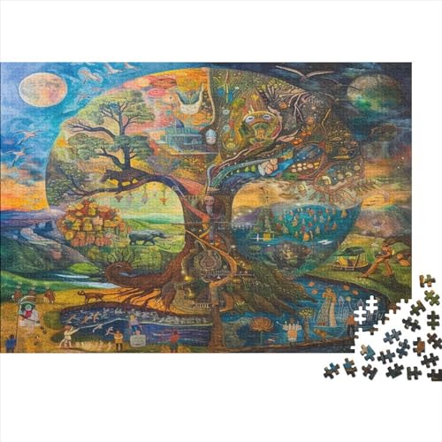 Puzzles Für Kinder1000 Teile Karikatur Puzzle DIY Tree of Life Puzzle 1000 Teile Klassische Puzzles Spielzeug Familienspaß Jigsaw Board 1000pcs (75x50cm) von YUXINYUE