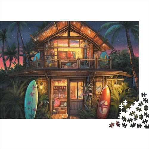 Puzzles Für Kinder300 Teile Karikatur Puzzle DIY Beach Shop Puzzle 300 Teile Klassische Puzzles Spielzeug Familienspaß Jigsaw Board 300pcs (40x28cm) von YUXINYUE