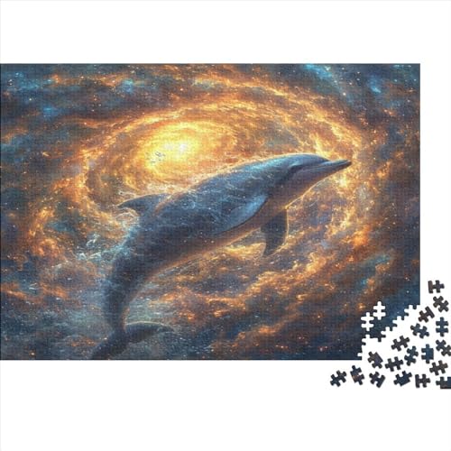 Puzzles Für Kinder300 Teile Karikatur Puzzle DIY Swirling Whale Puzzle 300 Teile Klassische Puzzles Spielzeug Familienspaß Jigsaw Board 300pcs (40x28cm) von YUXINYUE