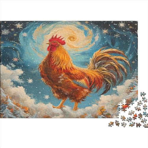 Puzzles Für Kinder500 Teile Karikatur Puzzle DIY Rooster Puzzle 500 Teile Klassische Puzzles Spielzeug Familienspaß Jigsaw Board 500pcs (52x38cm) von YUXINYUE