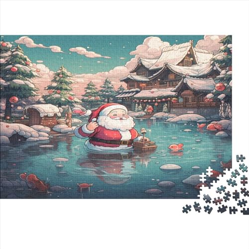 Puzzles Für Kinder500 Teile Karikatur Puzzle DIY Santa Claus Puzzle 500 Teile Klassische Puzzles Spielzeug Familienspaß Jigsaw Board 500pcs (52x38cm) von YUXINYUE