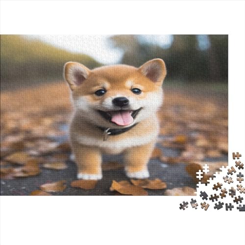 Puzzles Für Kinder500 Teile Karikatur Puzzle DIY Shiba Inu Dog Puzzle 500 Teile Klassische Puzzles Spielzeug Familienspaß Jigsaw Board 500pcs (52x38cm) von YUXINYUE