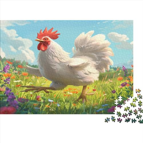 Rooster Puzzles Für Erwachsene 500 Teile Puzzle Puzzle Für Lernspiele Wohnkultur Dekompressionsspiel Wohnkultur Geschenk 500pcs (52x38cm) von YUXINYUE