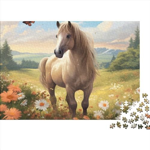 White Horse Puzzles Für Kinder300 Teile Karikatur Puzzle DIY Cartoon Puzzle 300 Teile Klassische Puzzles Spielzeug Familienspaß Jigsaw Board 300pcs (40x28cm) von YUXINYUE