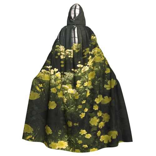 YVNKHKU The flowers in the castle Fashion hooded cape - Stylish and Versatile Cape for Halloween and More von YVNKHKU