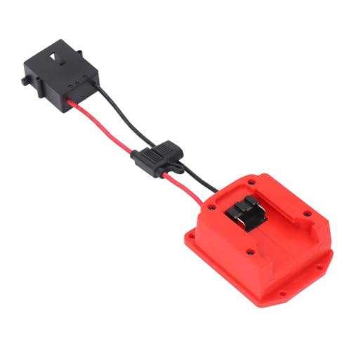 Kleinkind-Reitspielzeug-Batterieadapter, Kinder-Reitspielzeug, 18-V-Batterieadapter für Peg Perego (Schwarzer Stecker) von YWBL-WH