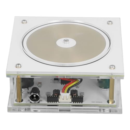 Musikspulen-Desktop-Spielzeug-Set, 10 cm Mini-Lautsprecher, Lichtbogengenerator mit 0–10 cm Lichtbogeneinstellung, Wissenschaftliches Experimentmodell (EU-Stecker AC100–240 V) von YWBL-WH