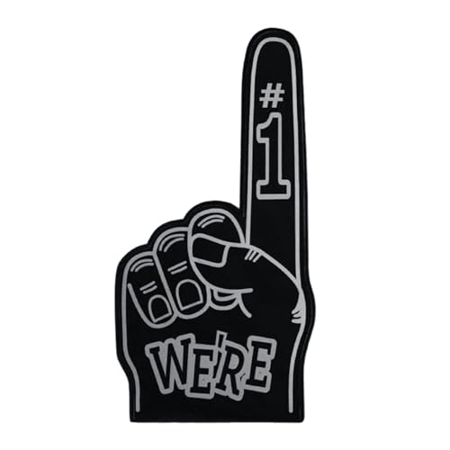 YWJLQH Schaumstoff Handschuhe in XXL, Ideales Zubehör für Fans, Schwarz YWJLQH Schaumstoff Handschuhe in XXL, Ideales Zubehör für Fans, Schwarz von YWJLQH