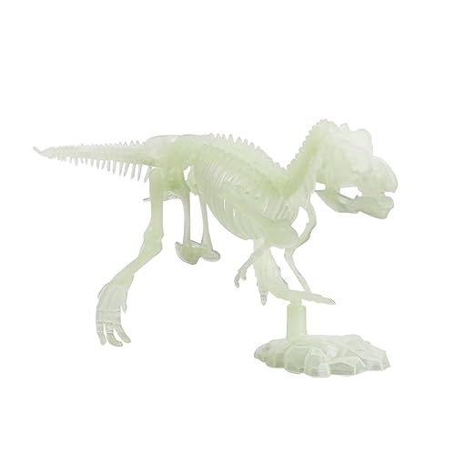 Halloween Deko Innen Halloween Glow In The Dark Dinosaurier Modell DIY Dinosaurier Kinder Großer Schreibtisch (E, One Size) von YWJewly